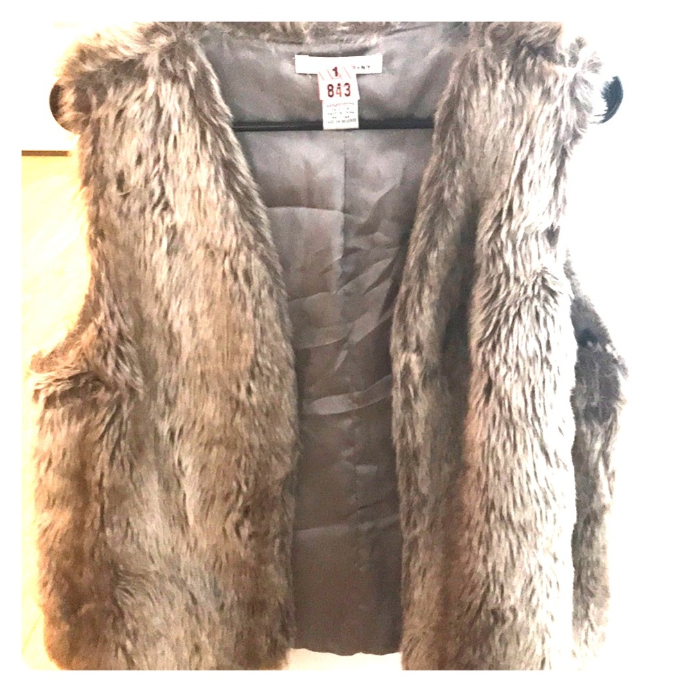 Faux fur vest